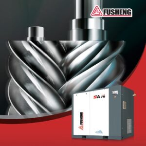 Máy nén khí trục vít Fusheng SA75 | Công suất 75kW – Hiệu suất cao