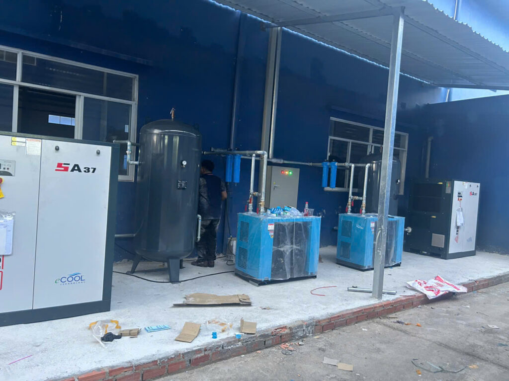 Máy Nén Khí Trục Vít Là Gì? Cấu Tạo Và Nguyên Lý Hoạt Động Chi Tiết