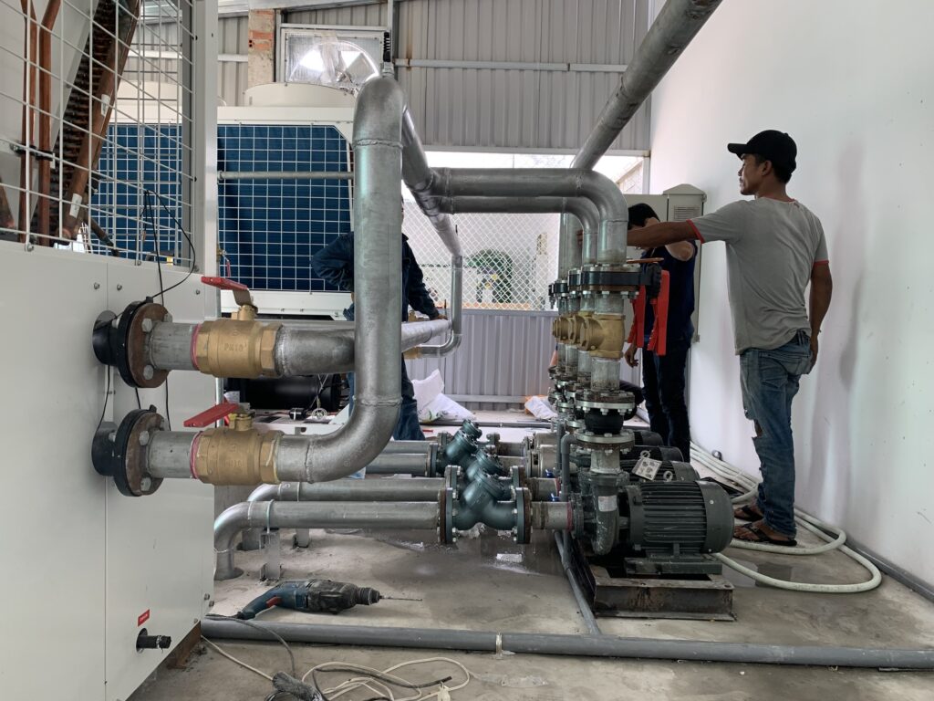 Lắp đặt Water Chiller