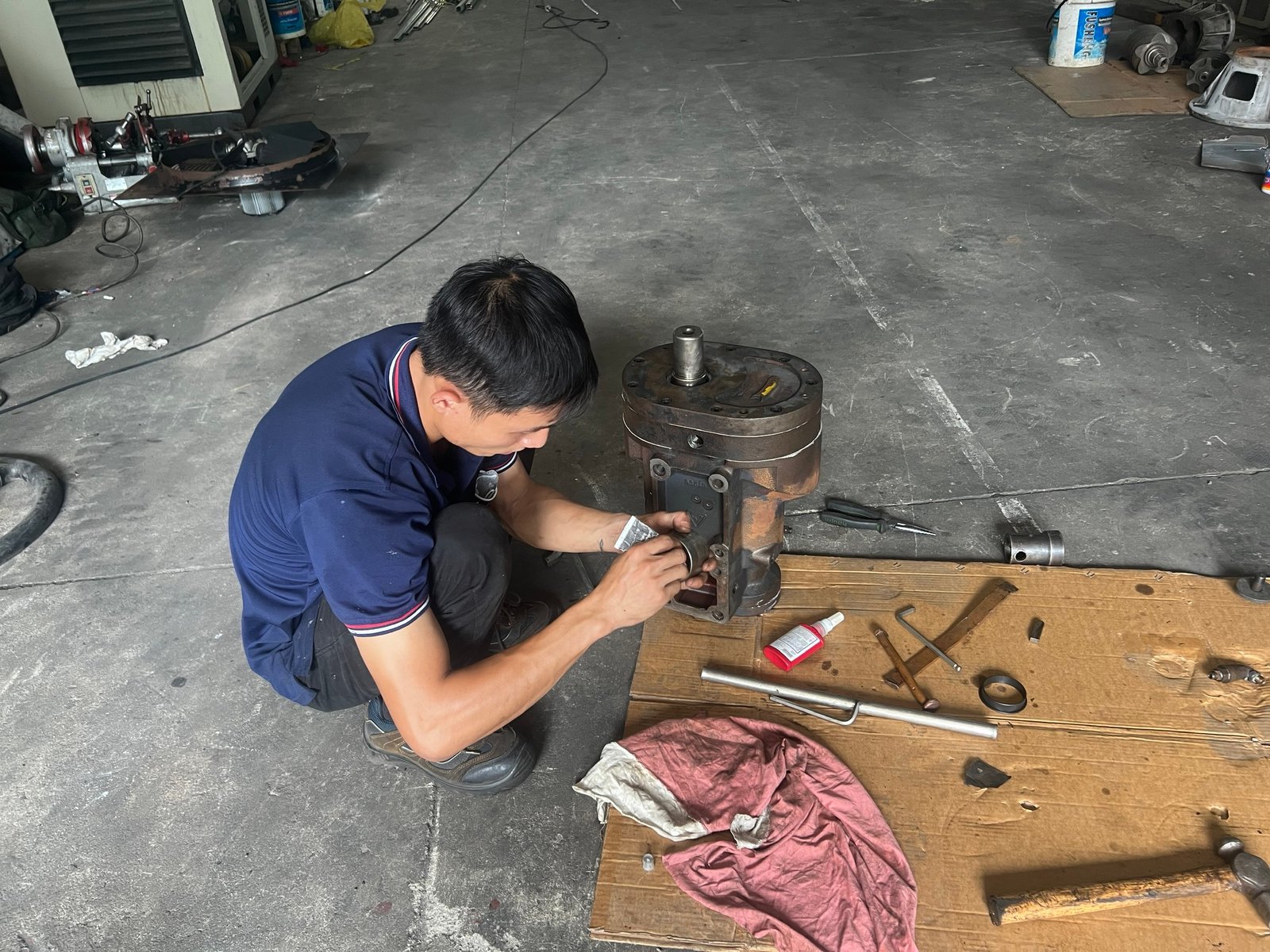 Sửa máy sấy khí, lọc tách khí nén