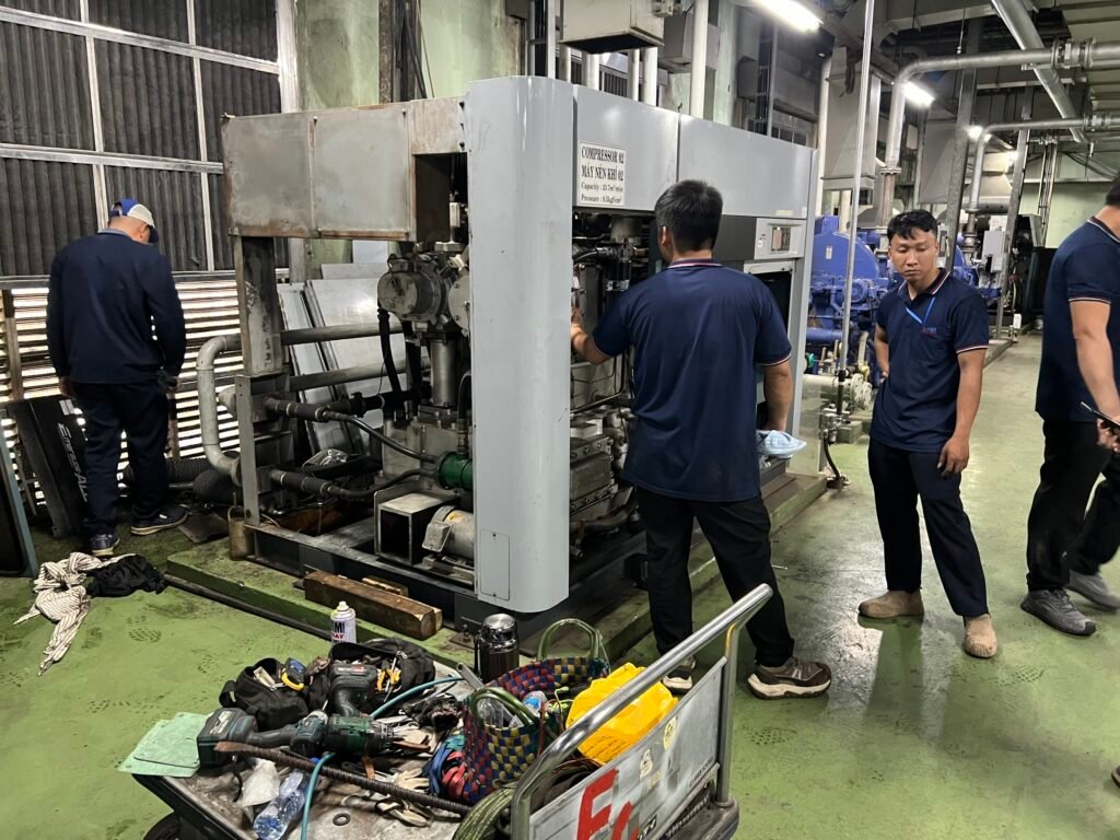 Dịch Vụ Sửa Chữa Máy Nén Khí Trục Vít Uy Tín – Chuyên Nghiệp – Hỗ Trợ 24/7
