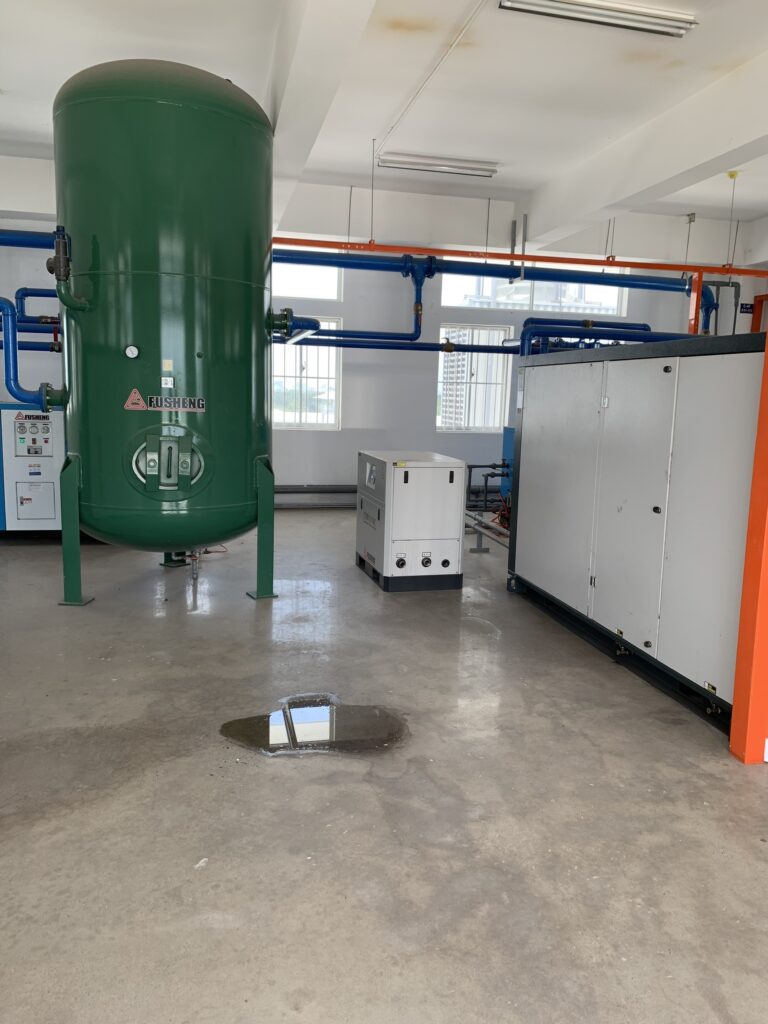 Lắp đặt máy nén khí & thiết bị phụ trợ
